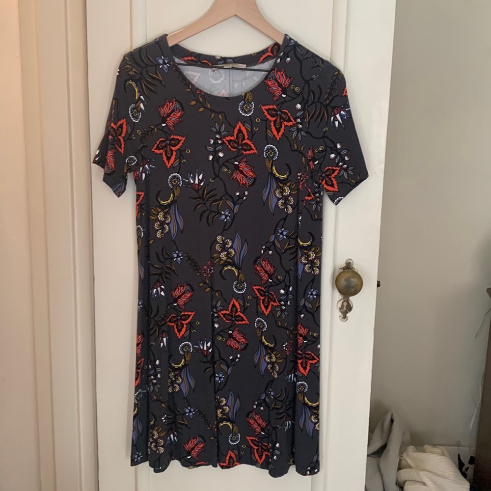 Loft t-shirt swing dress